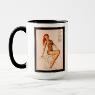 Mug Miss Février Varga Girl 1946 Pin-up Calendrier