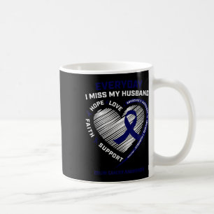 Mug Miss Mon Mari Aimant Mémoire Mari Cancer du côlon