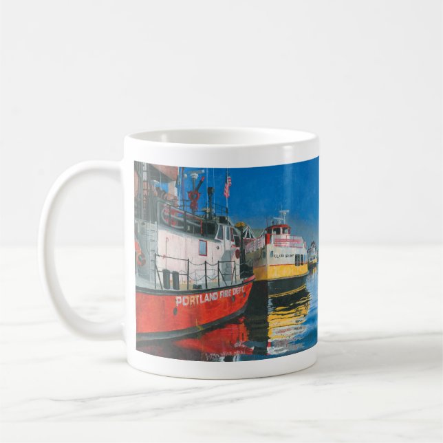 Mug Miss Portland Fireboat et Casco Bay Ferries (Gauche)