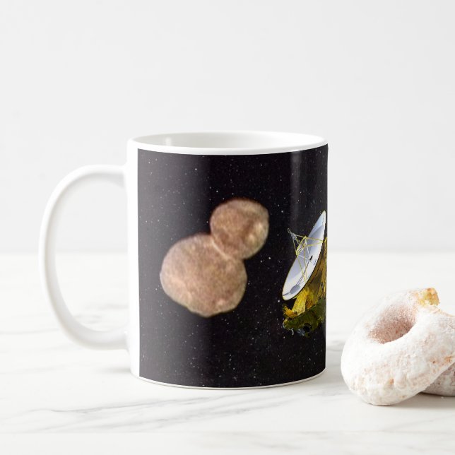 Mug Mission Nouveaux Horizons À Ultima Thule (Avec donut)