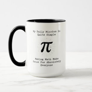 Mug Mission quotidienne : Rendre les mathématiques com