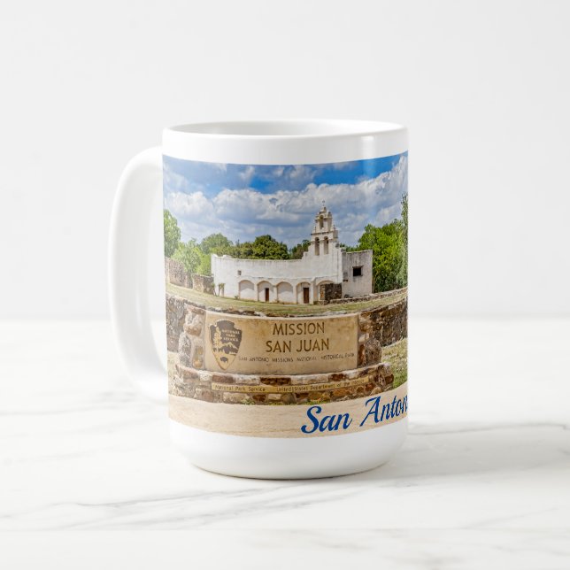 Mug Mission San Juan, San Antonio (Devant gauche)