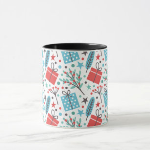 Mug Mistletoe de Noël et Motif cadeau