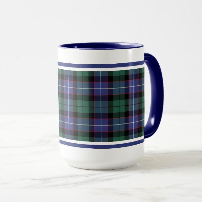 Mug Mitchell Clan Tartan (Devant droit)
