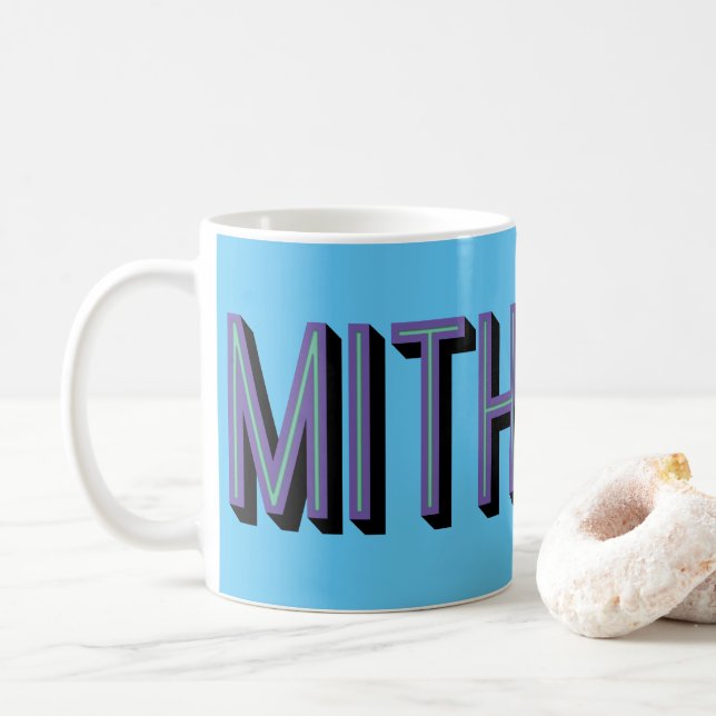 Mug MITHERED, Manchester Mancunian Dialect (Avec donut)