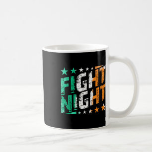 Mug Mixed martial art De Boxe De Nuit Ou Fan De Boxe À