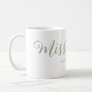 Mug Mlle à Mme Modern Boho Script Bachelorette