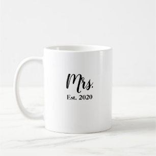 Mug Mme Mariée Établie 2020