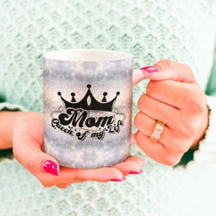 Mug MME Reine de ma vie Élégante Parties scintillant M