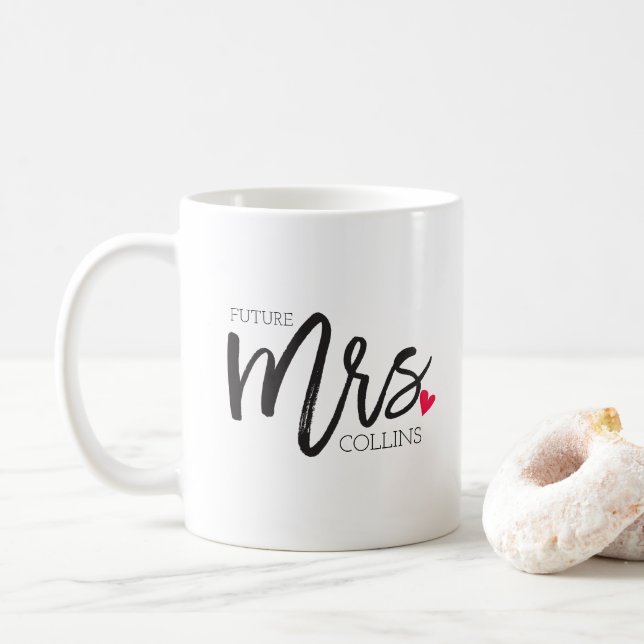 Mug Mme Shoppe | Avenir personnalisé Mme. (Avec donut)