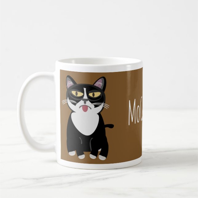 Mug MoCATchino drôle chat mochaccino (Gauche)