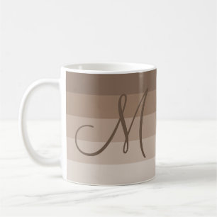 Mug Mocha Stripes Personnalisé