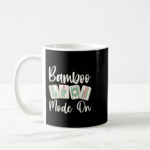 Mug Mode Bambou sur la conception pour un Mahjong Nerd