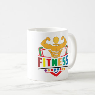 Mug Mode de vie Fitness – S'entraîner fort rester fort