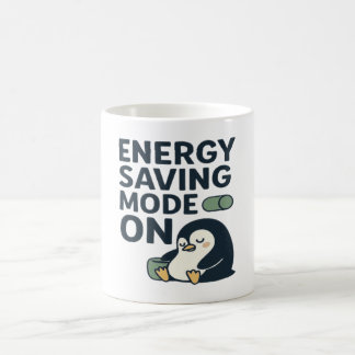 Mug Mode d'économie d'énergie activé - Design de manch