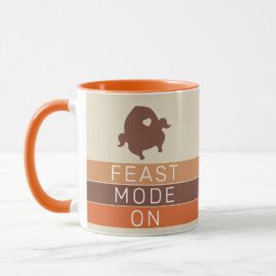 Mug Mode fête sur la Turquie mignonne Thanksgiving caf