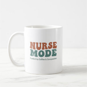 Mug Mode infirmière personnalisée Café et compassion