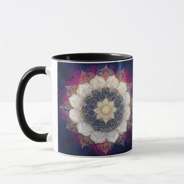 Mug Mode inspirée, Mandala (Gauche)