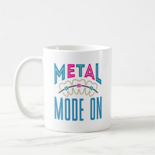 Mug Mode Métal Sur Orthodontiste Orthodontiste Portes