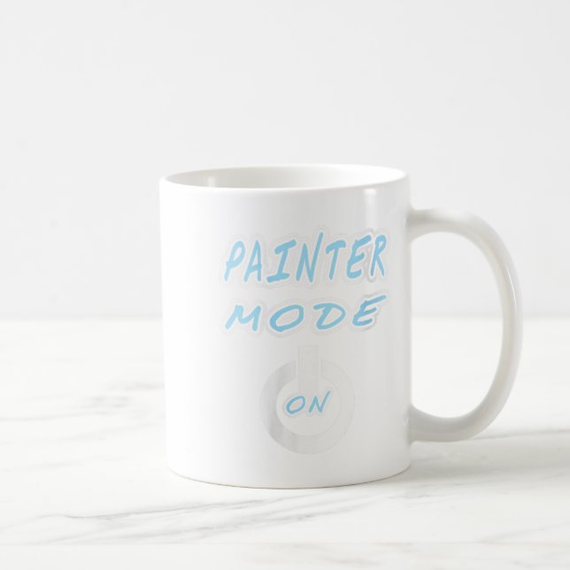 Mug Mode Peintre Femme Activé Pour Créativi Ciblé (Droite)