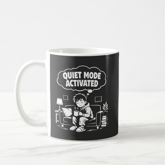 Mug Mode Silencieux Activé (Gauche)