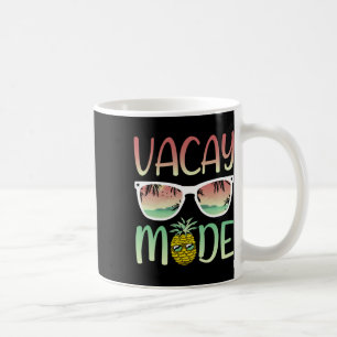 Mug Mode Vacay Ananas Drôle Avec Sungles En Mode Vacay