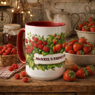 Mug Modèle de baies fraîches de la ferme