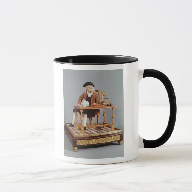 Mug Modèle de Benjamin Franklin à sa table (Droite)