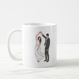 Mug Modèle de faire-part de mariage élégant - Flo roma