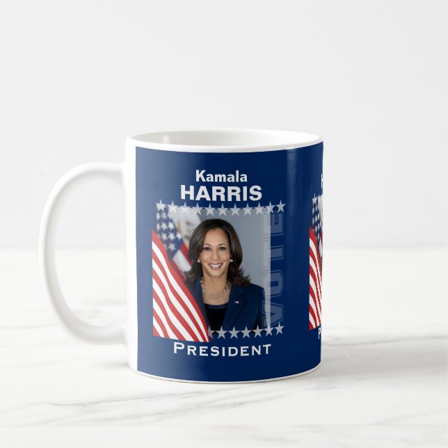 Mug Modèle de la campagne Kamala Harris (Gauche)