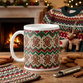 Mug Modèle de Noël pour bonhomme en pain d'épices tric