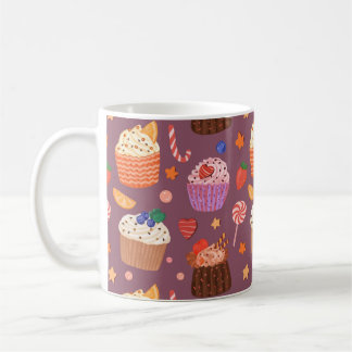 Mug Modèle de petits cupcakes