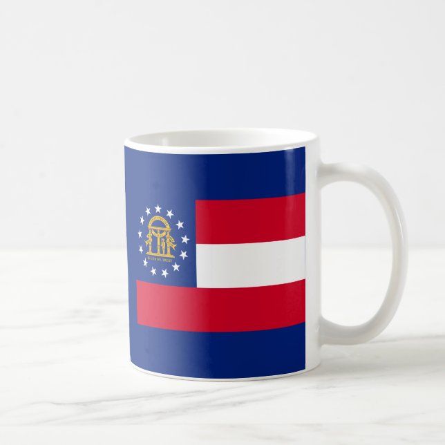 Mug Modèle du drapeau de l'État de Géorgie (Droite)