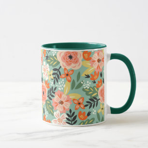 Mug Modèle floral du jardin