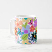 Modèle floral tendance personnalisé