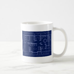 Mug modèle - plan de maison