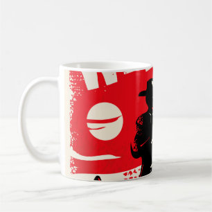 Mug Modèle rétro du marathon des films occidentaux