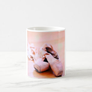Mug Modèle rose de danse de chaussures de Pointe de