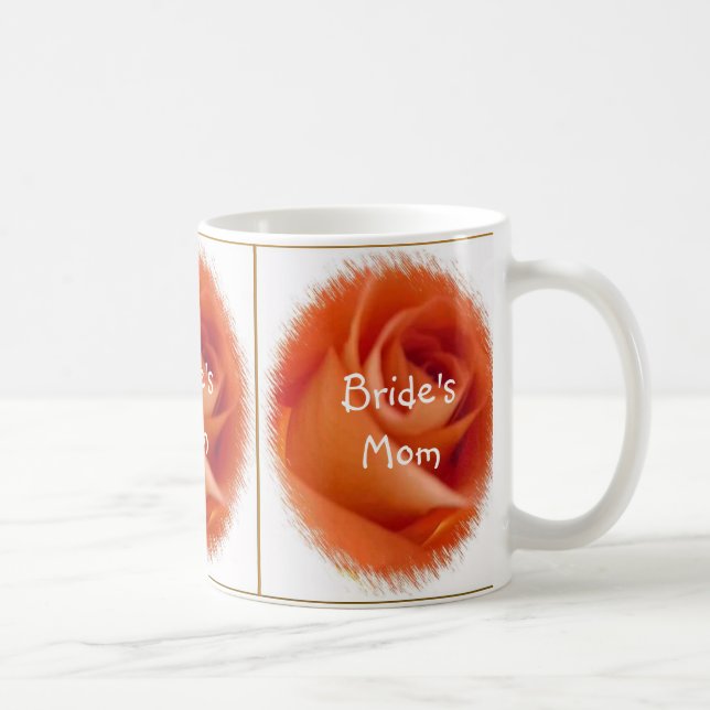 Mug Modèle Rose orange (Droite)