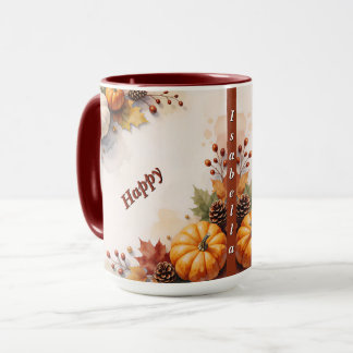 Mug Modern Autumn Golden Thanksgiving Collection