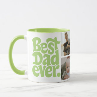 Mug Modern Best Dog Dad Photo