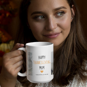 Mug Modern Collage Photo Bon thanksgiving Maman