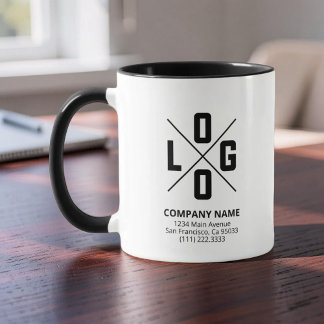 Mug Modern Custom Logo Small Business Promotional