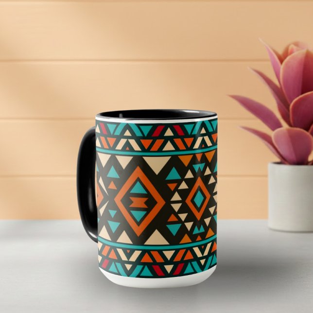 Mug Modern Geometric Southwest Style  (Créateur téléchargé)