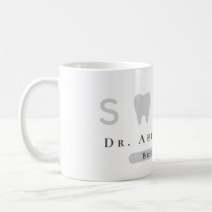 Mug Modern Tooth Icon Professional Meilleur Dentiste