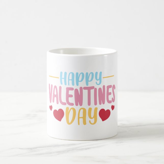 Mug Modern Valentines Day Typography  (Centre)