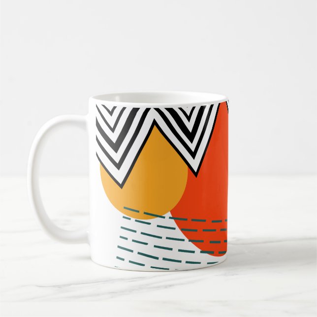 Mug Moderne Abstraite du milieu du siècle (Gauche)