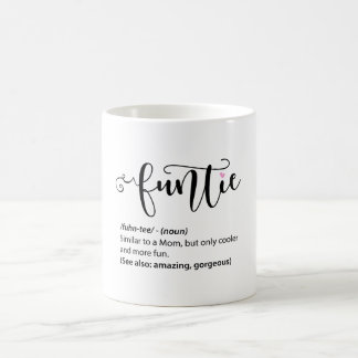 Mug Moderne Cute Funtie Définition Tante