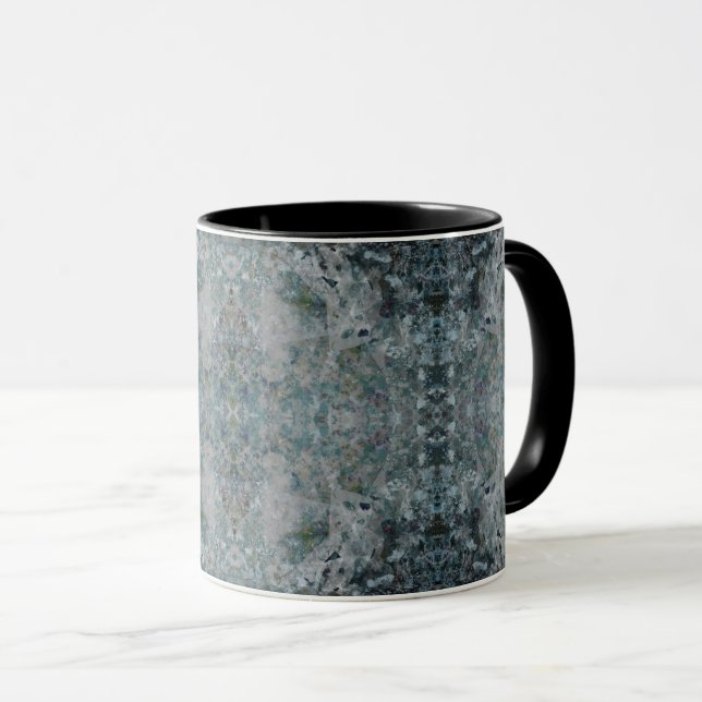 Mug Moderne D'Un Art Abstrait Semblable Dans Une Humeu (Devant droit)