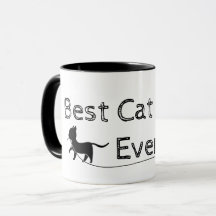 Moderne et simple meilleure maman de chat jamais